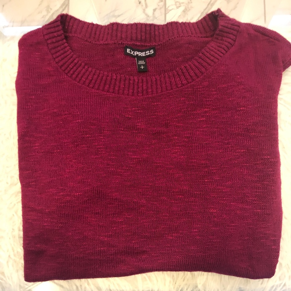 Express Cold Shoulder Sweater